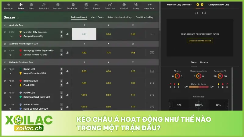 Những tình huống thực tế giúp bạn hiểu chính xác kèo châu Á hoạt động như thế nào