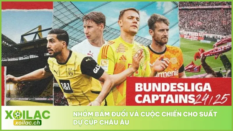 Giải Đấu Bundesliga 2025 - Ngai Vàng Bayern Liệu Có Còn? 3 Cuộc chiến căng thẳng cho top 4 Bundesliga có nhiều sự cạnh tranh nảy lửa